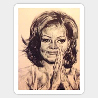 First Lady Michelle Obama Sticker